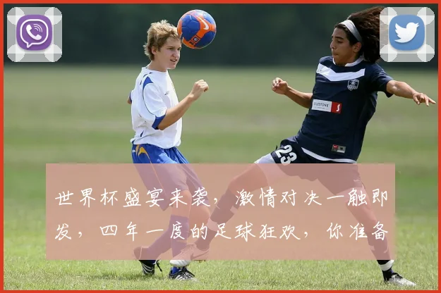 世界杯盛宴来袭，激情对决一触即发，四年一度的足球狂欢，你准备好了吗